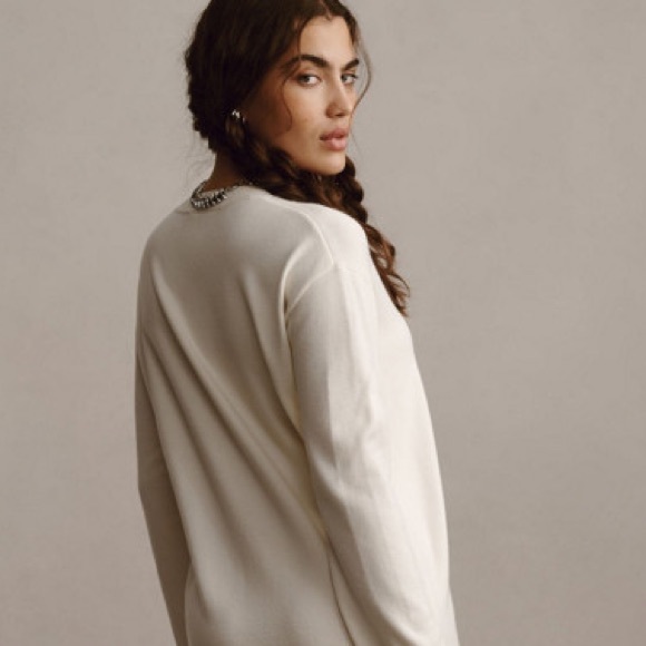 Anthropologie Long-Sleeve Crew Neck Mockable Pleated Maxi Jumper Dress - Picture 12 of 14